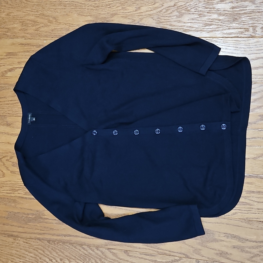 Talbots Long Sleeve Navy Blue Cardigan Medium